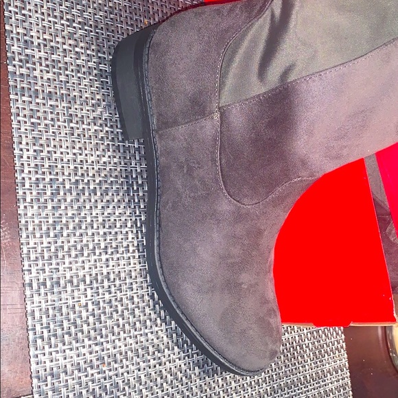 Suede Knee High Boots - Picture 5 of 7